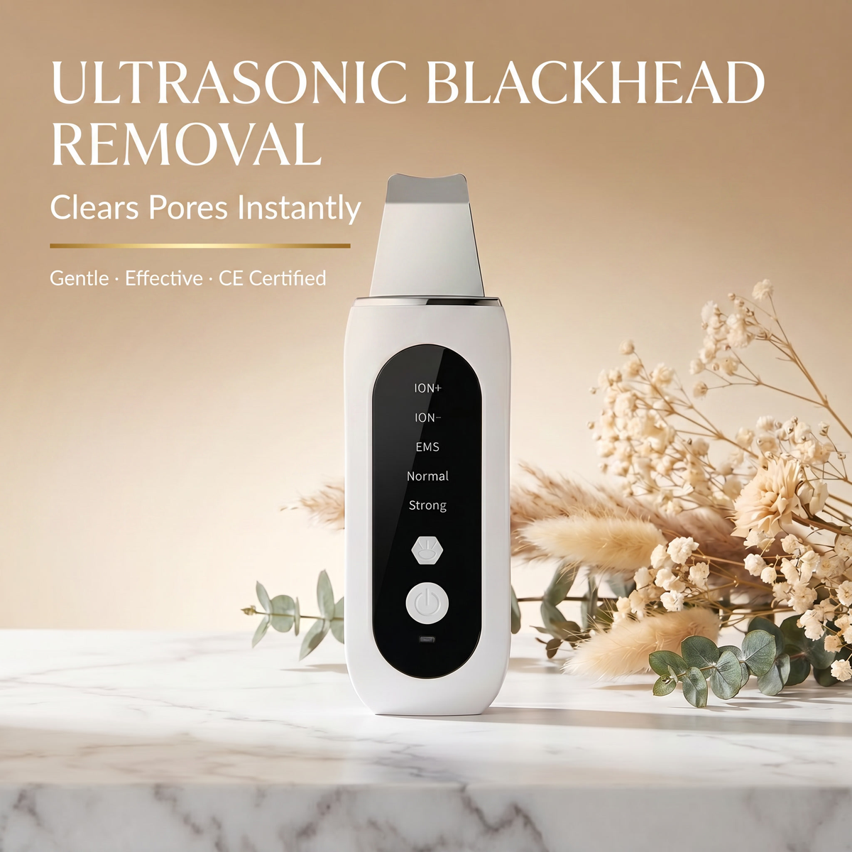 Ultrasonic Blackhead Removal - Clears Pores Instantly