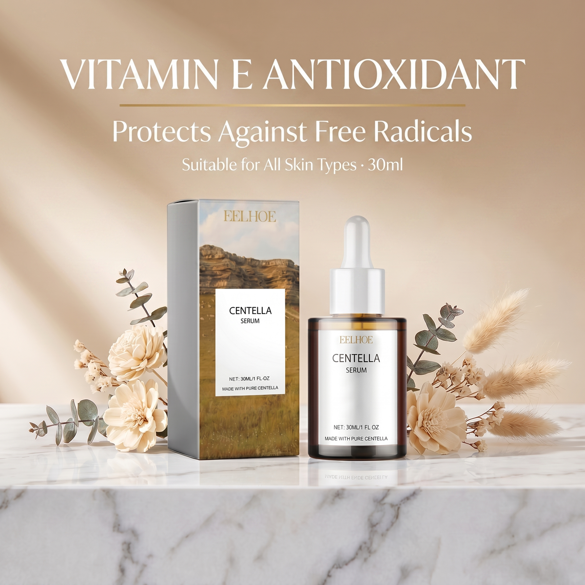 Vitamin E Antioxidant - Protects Against Free Radicals