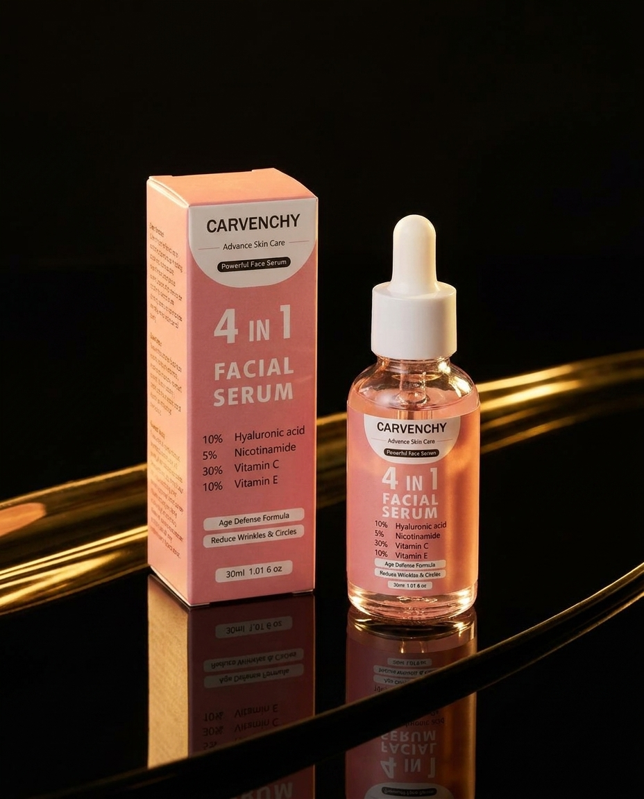 Lumen 4-in-1 Glow Serum reflection
