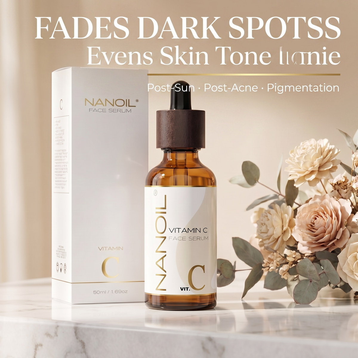 Fades Dark Spots - Evens Skin Tone