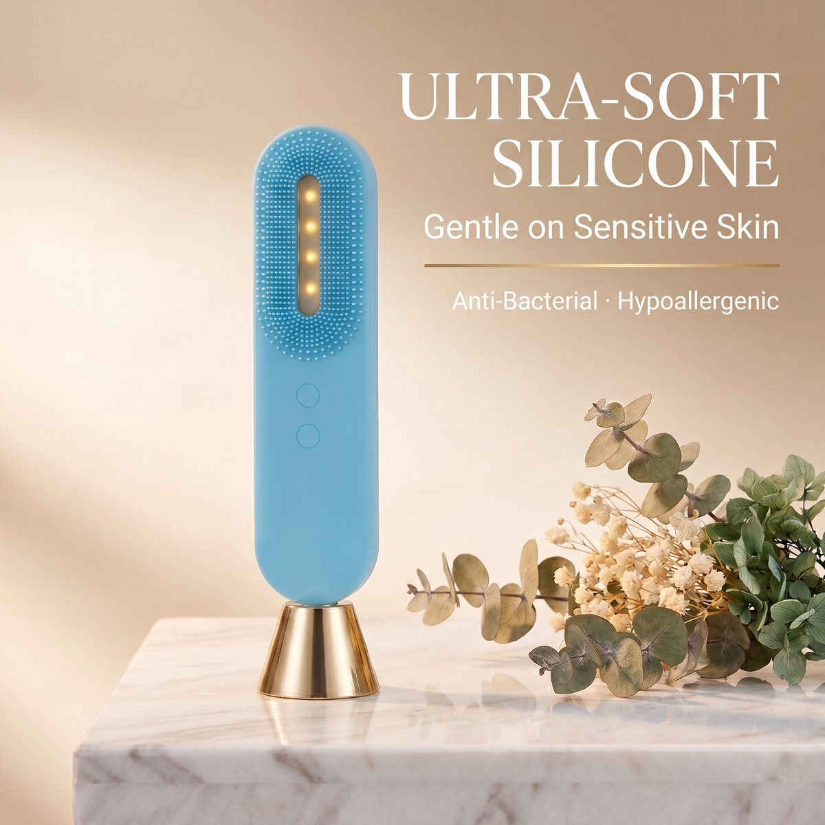 Ultra-Soft Silicone - Gentle on Sensitive Skin