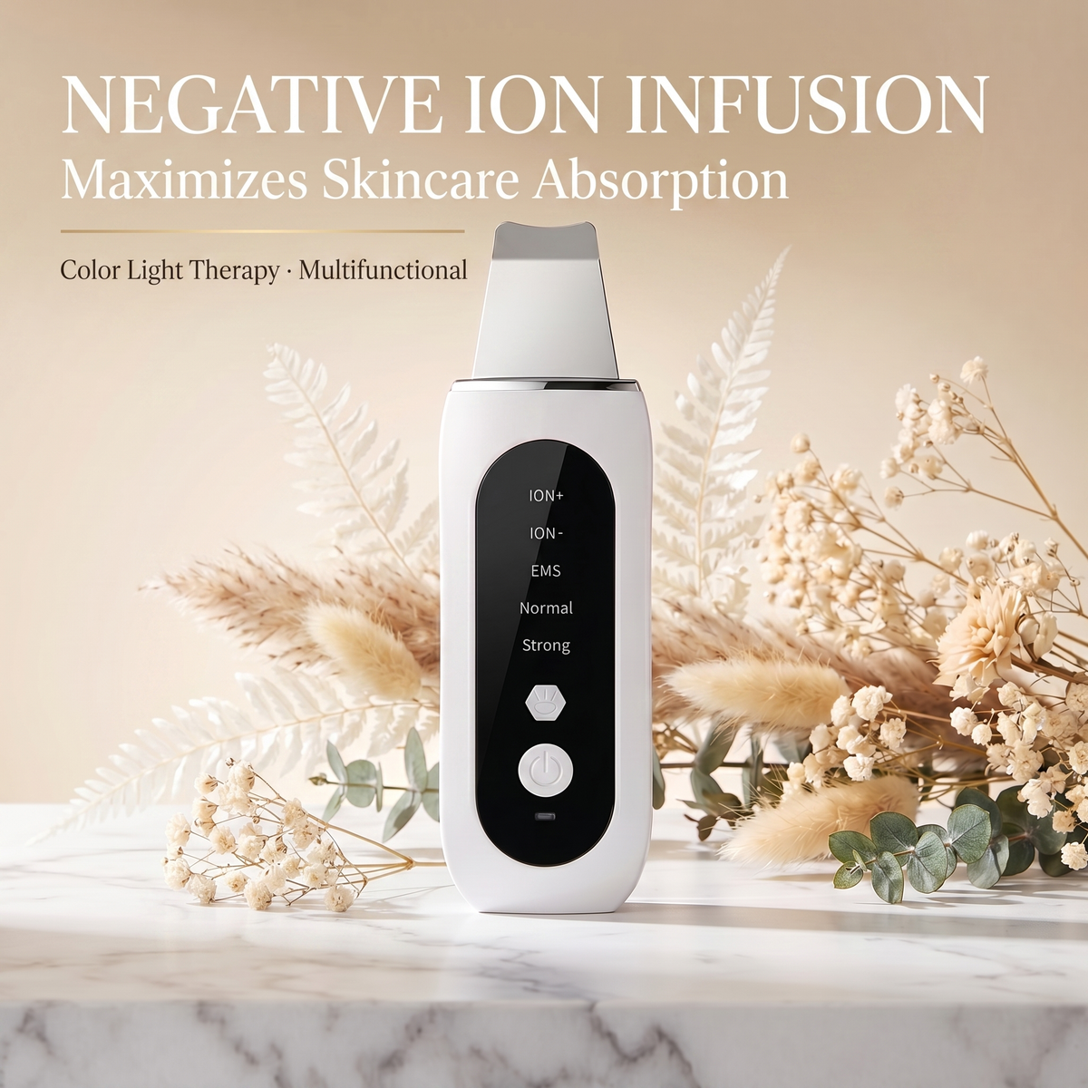 Negative Ion Infusion - Maximizes Skincare Absorption