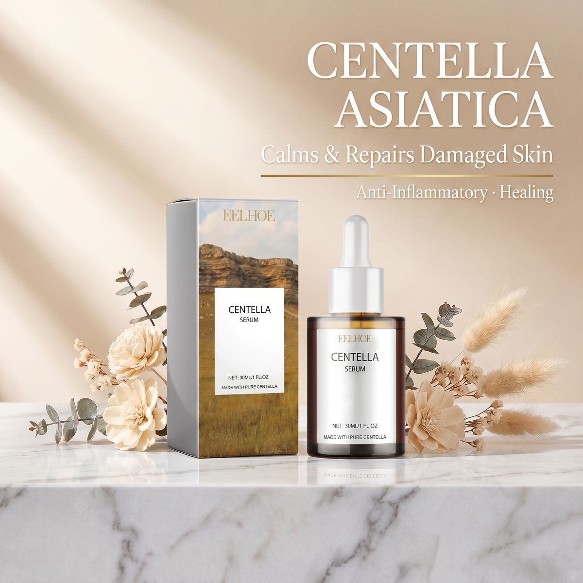 Centella Asiatica - Calms & Repairs Damaged Skin