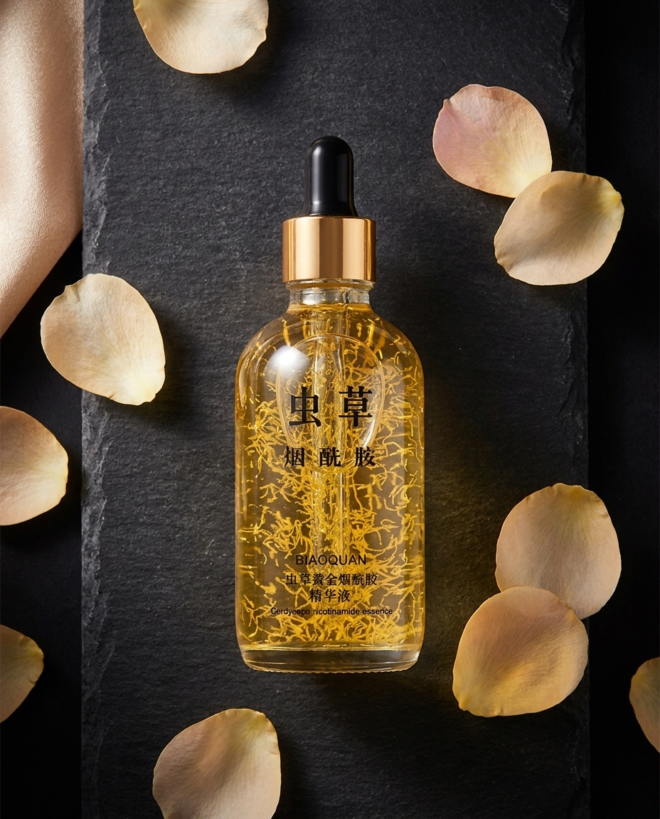 Lumen Radiance Glow Essence flat lay