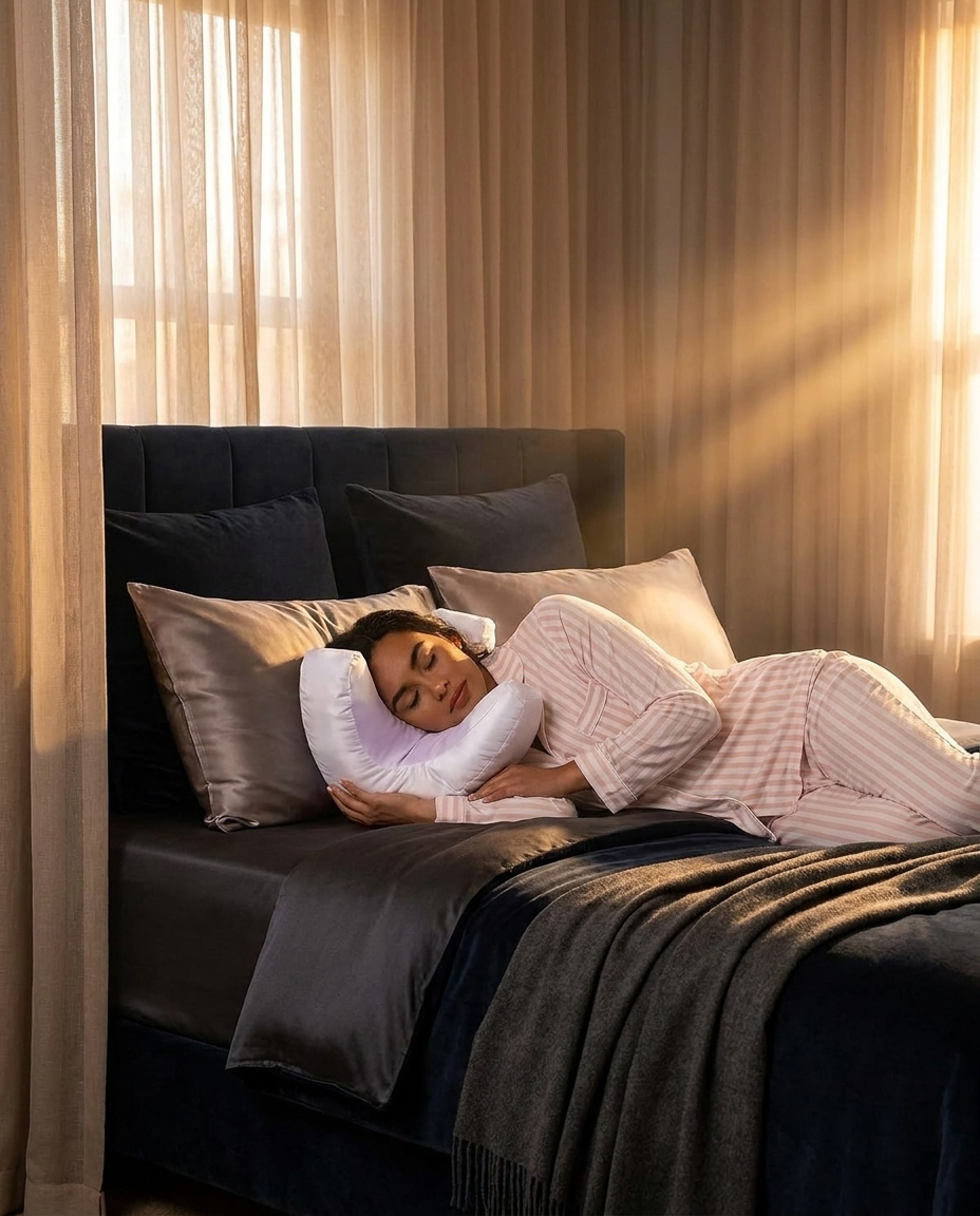 Lumen Beauty Sleep Pillow lifestyle