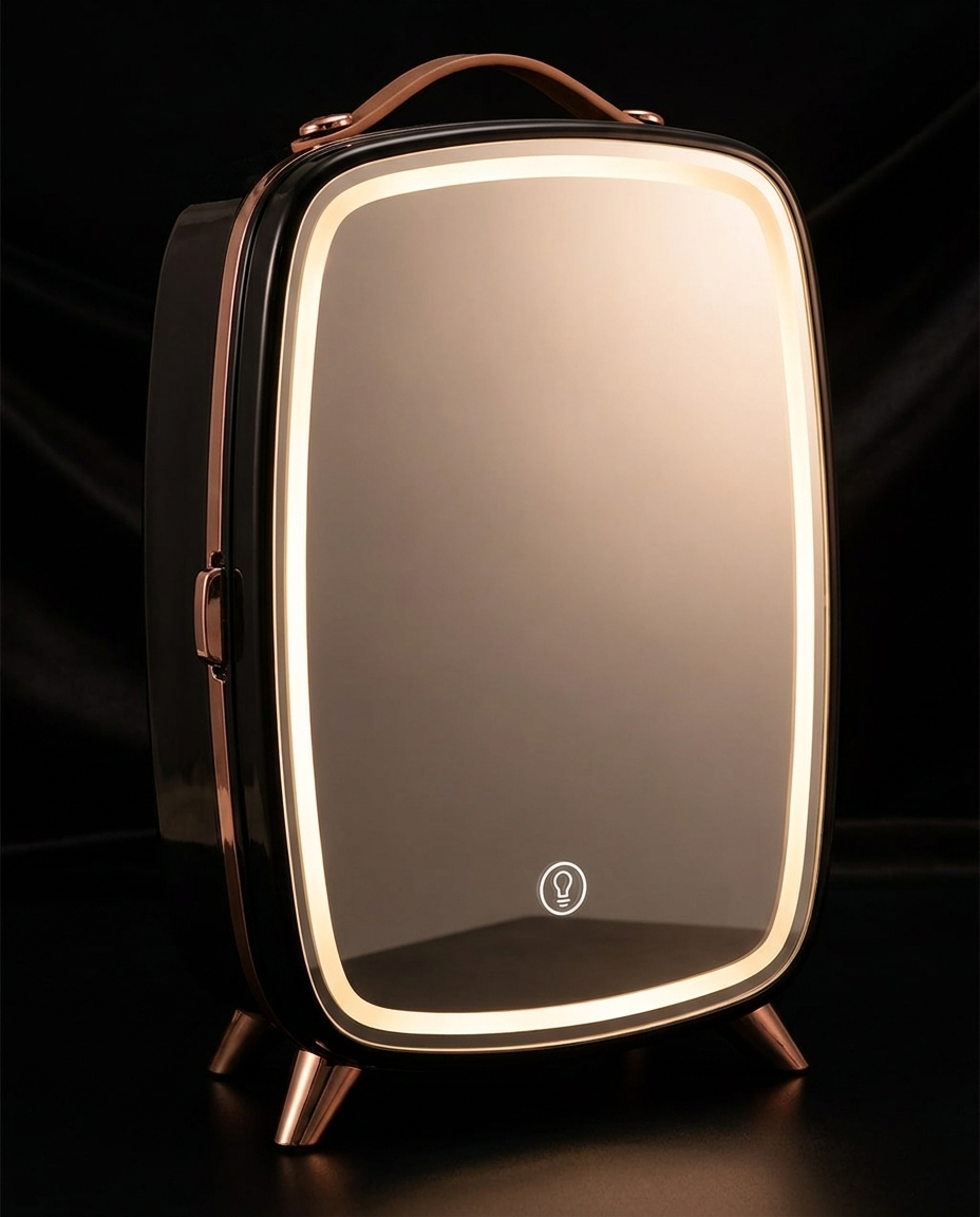 Lumen Mini Beauty Fridge LED mirror